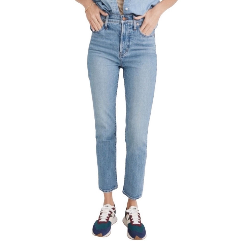 Madewell The Perfect Vintage Banner Wash Mom Jeans Size 28